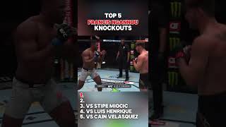 Top 5 Francis Ngannou Knockouts  The Fight Club [upl. by Merlin]