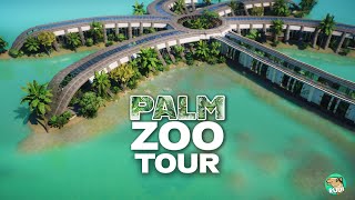 THE PALM ZOO Tour  Tropical House Planet Zoo Tour [upl. by Misa172]