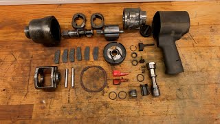 Repair and tune up  Ingersoll Rand 2141 Air Impact Wrench [upl. by Tevis81]