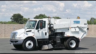 2008 International Tymco 600 Air Street Sweeper [upl. by Allerym]