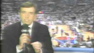 CBS Intro Game 1 1989 NBA Finals PistonsLakers [upl. by Atnohsal]