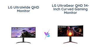 🔥 LG UltraWide vs UltraGear Monitor Comparison 🖥️🎮 [upl. by Alduino]