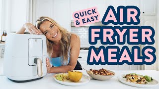 3 Easy AIR FRYER Dinner Recipes in under 20 MINS [upl. by Shirberg287]