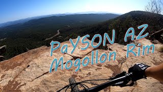 Mogollon Rim and Wood Canyon Lake  Mountain Biking Trails  16 mile Loop  Payson Arizona [upl. by Assened524]