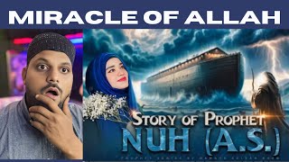 STORY OF PROPHET NUH AS in UrduHindi  RAMSHA SULTAN indian reacton [upl. by Einahpts]