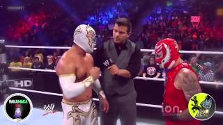 Rey Mysterio and Sin cara Mistico Vs Kalisto and Sin Cara Hunico quot Masked Marvels quot HD [upl. by Perzan]