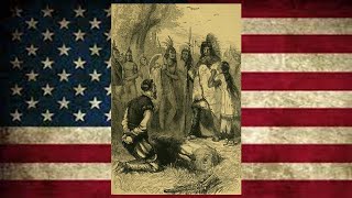 John Smith Captured by Opecanconough and Brought Before Powhatan Near Jamestown Virginia 1608 [upl. by Ardnoet]