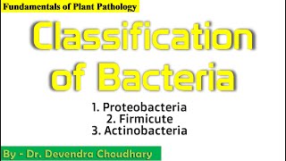 Classification of bacteria  जीवाणु का वर्गीकरण [upl. by Aneehc482]