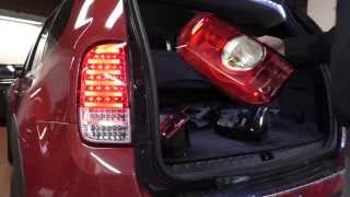 Dacia Duster Voll LED Rückleuchten BiColor Renault Duster Full LED Tail Lights [upl. by Bartosch]