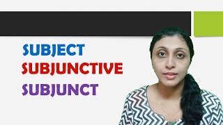 The Subject Subjunctive Subjunct  English Grammar Lesson  LIY [upl. by Nikita]