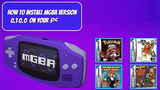 How to install the m Gba Emulator on a PC [upl. by Somar745]