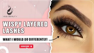 DIY Wispy Lashes Tutorial StepbyStep Guide to Layering Extensions for a Flawless Look [upl. by Terence802]