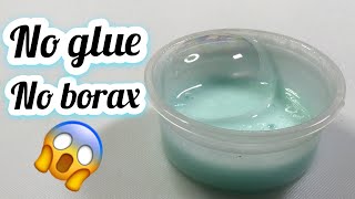 MUST WATCH REAL HOW TO MAKE THE BEST CLEAR SLIME WITHOUT GLUE WITHOUT BORAX EASY SLIME [upl. by Kalindi]