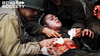 Saving Private Ryan Doc bleeding to death [upl. by Hannaoj856]