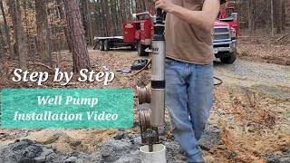 Deep Submersible Well Pump Installation Educational Guide [upl. by Enelrae]