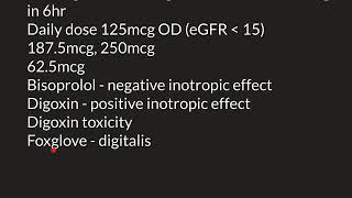 Digoxin Part 2 [upl. by Henderson]