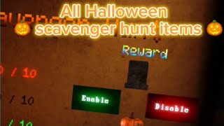 All Halloween scavenger hunt items in scary baboon vr scarybabbon viralvideo popular foryou [upl. by Bryna347]