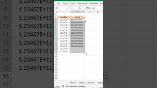 3 Ways to Remove Scientific Notation from Number exceltricks shorts [upl. by Sairu]