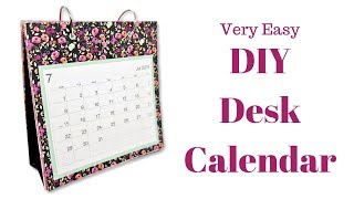 DIY Desk Calendar  Craft Fair Ideas [upl. by Sybilla]