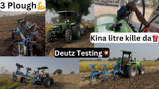 Deurz Fahr 50 di 3 Plough nal testing💪Kine di average diti❓Full review🔥 [upl. by Irtimid]