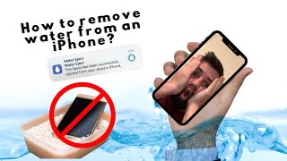 How To Remove Water From An iPhone 💧📲 [upl. by Anitsyrk]