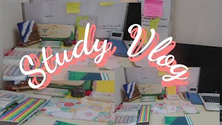 Productive Vlog Late night Study No music Study With Me ASMR Study Routine [upl. by Asial]