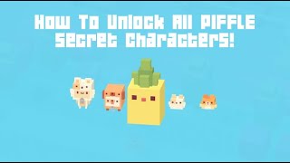 Crossy Road Piffle Update  How To Unlock All New Secret Characters [upl. by Lewap]