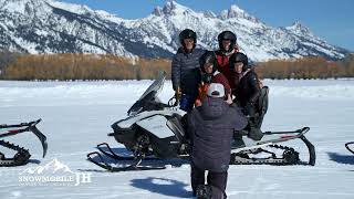 Snowmobile JH  Premire Guided Snowmobile Tours in Jackson Hole [upl. by Sokairyk870]