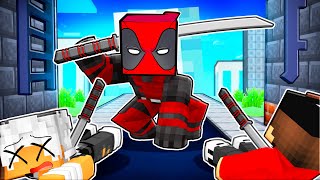 Playing Minecraft as a PROTECTIVE DEADPOOL [upl. by Sharos789]