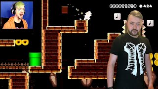 FACEPAINT OF DEATH CHALLENGE  Super Mario Maker 5 REACTION [upl. by Mas]