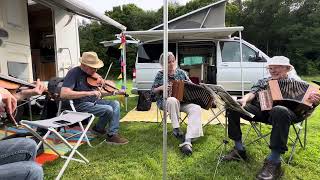 Music sessions at Cleckheaton Folk Festival July 2024 [upl. by Tempa]