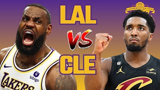 LIVE Lakers vs Cavs [upl. by Ahsinelg]