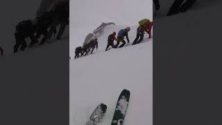 Another Midi arete ski descent chamonix aiguilledumidi midiarete [upl. by Siduhey490]