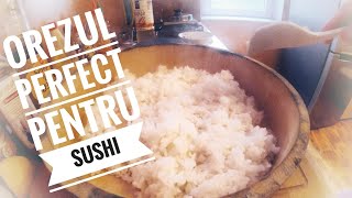 Orez perfect pentru sushi  Perfect sushi rice [upl. by Adilen]