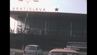 Bratislava airport 1984 archive footage [upl. by Nyllij]