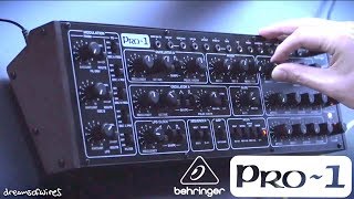 Behringer Pro1  1st Solo Jam Berlin School Style [upl. by Nassah]