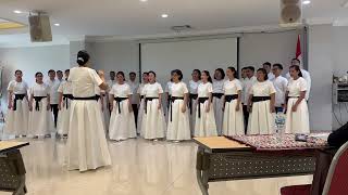 Dixit Maria  Hans Leo Hassler Pesparani Banten 2023 by Deo Gratias Choir [upl. by Hsirk]