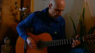 Demo Classical Guitar Gomez 004 CE Thin Line Indian Raga Style [upl. by Yhtnomit]