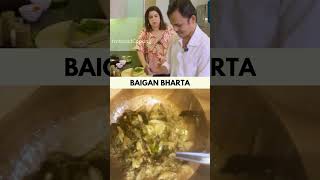 Farah Khans Baigan Bharta recipe Baigan Bharta recipe No Mood Cooking Celebrity recipes [upl. by Aicenav]