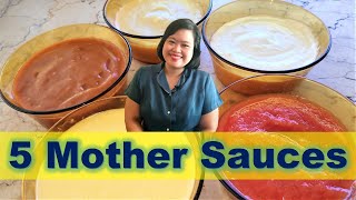 5 MOTHER SAUCES  PREPARING STOCKS SAUCES AND SOUPS  TLE COOKERY 10 [upl. by Tiphani696]