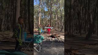 Siblings teamwork camping fun [upl. by Corine]