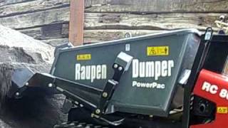 PowerPac RaupenDumper Kettendumper Muldenkipper Minidumper Typ RC800 Kiestransport [upl. by Stallworth]