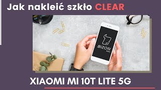 Jak nakleić szkło hartowane Bizon Glass CLEAR na Xiaomi Mi 10T Lite 5G [upl. by Anielram]