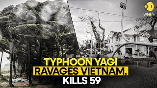 Typhoon Yagi Dozens killed in Vietnam from intense flooding  WION Originals [upl. by Oibesue385]