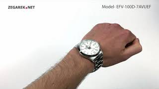 Casio EDIFICE Momentum EFV100D7AVUEF  Zegareknet [upl. by Coppins]