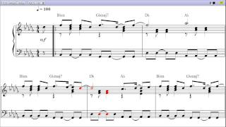 quotLittle Talksquot by Of Monsters and Men  Piano Sheet Music Teaser [upl. by Sone572]