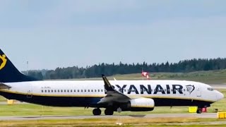 CLOSEUP PLANESPOTTING AT GOTHENBURG AIRPORT TAKEOFFS AND LANDINGS [upl. by Natelson]