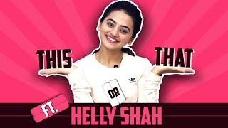 Helly Shah Plays This Or That  India Forums [upl. by Isawk]