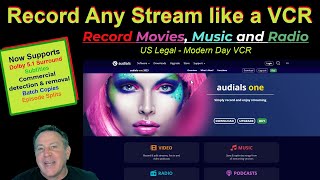 🔴Audials 2023  Record ANY STREAM just like a VCR  Legal for home use in US [upl. by Eseuqcaj]