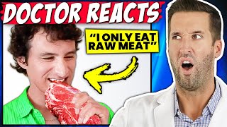 ER Doctor REACTS to MOST EXTREME Diets  Freaky Eaters [upl. by Palma]